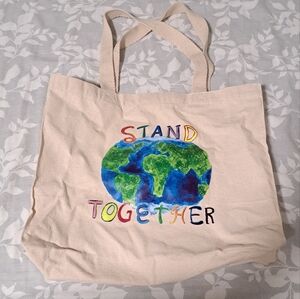 NWOT Stand Together Canvas Tote Bag